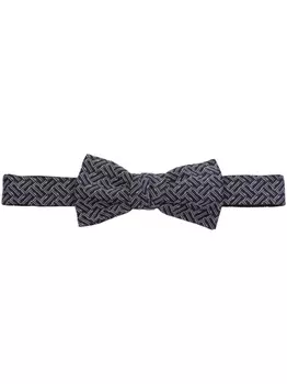 Lanvin шелковый галстук-бабочка с узором, синий