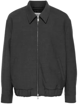Lanvin шерстяная куртка на молнии, серый