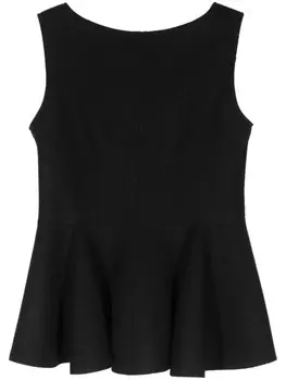 Lanvin шерстяной топ, черный