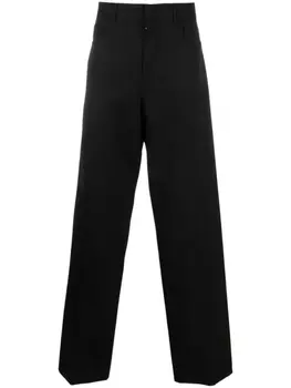 Lanvin широкие брюки средней посадки, черный