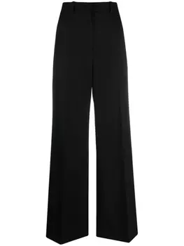 Lanvin широкие брюки строгого кроя, черный