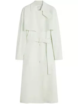 Lanvin тренч с поясом, белый