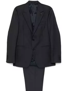 Lardini костюм из вирджинской шерсти, синий