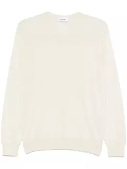 Lardini свитер тонкой вязки, нейтральный