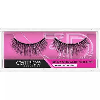 Lash Couture 3D Panoramic Volume Lashes, черные объемные ресницы — 1 пара, Catrice