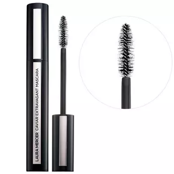 Laura Mercier Caviar Extravagant Объемная и удлиняющая водостойкая тушь для ресниц, черный
