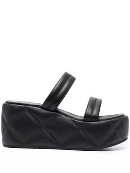 Le Silla сандалии на платформе, черный