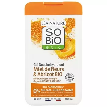 Lea Nature So Bio Etic Увлажняющий гель для душа с цветочным медом и органическими ингредиентами Markenlos