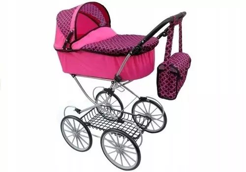 LEANToys, Коляска для кукол Алиса Ретро Lean Toys