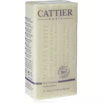 Лечебное глиняное мыло с маслом ши 150 г Cattier Paris