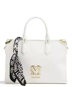 Леди фулярная сумочка из искусственной кожи Love Moschino, белый