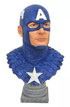 Легендарный бюст в 3D Marvel Капитан Америка Grupo Erik