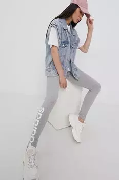 Леггинсы adidas, серый