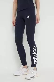 Леггинсы adidas, темно-синий