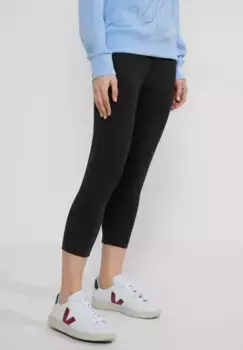Леггинсы Cecil 3/4 "NOS Leggings" с широким поясом, черный