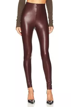 Леггинсы Commando Faux Leather, цвет Oxblood