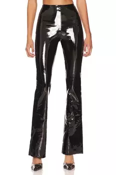 Леггинсы Commando Faux Patent Flared, черный