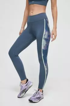 Леггинсы для бега Reebok, синий