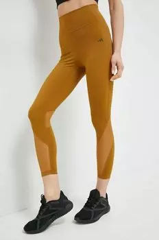 Леггинсы для тренировок Tailored adidas, коричневый
