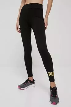 Леггинсы Essentials+ Металлик Puma, черный