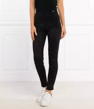 Леггинсы GUESS slim fit, черный
