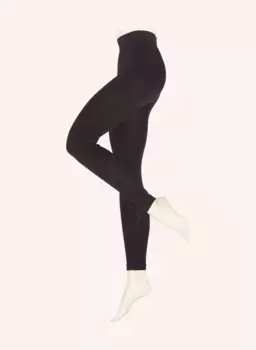 Леггинсы хлопок бесшовные Falke, черный