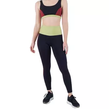Леггинсы Hurley Color Block Side Panel 7/8, черный