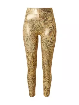 Леггинсы Just Cavalli Regular Leggings, желтый