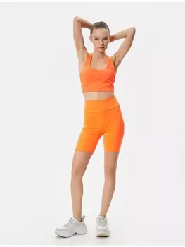 Леггинсы KOTON, цвет neon orange