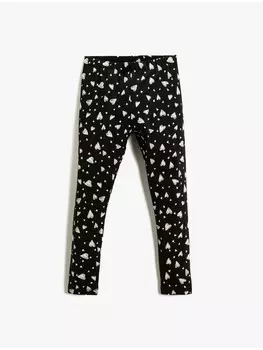 Леггинсы KOTON Leggings, цвет Schwarz Gemustert