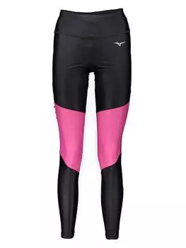 Леггинсы Mizuno, цвет schwarz/rosa