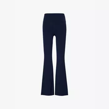 Леггинсы Nulu с высокой посадкой, расклешенные, из эластичной ткани Lululemon, синий