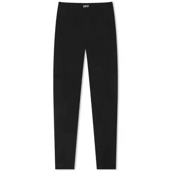 Леггинсы Off-white Seamless Mesh, черный