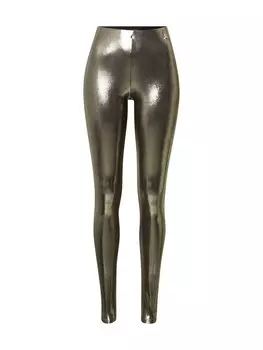 Леггинсы PATRIZIA PEPE Skinny Leggings, золотой