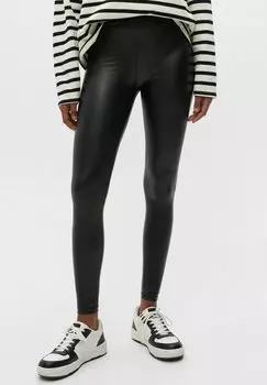 Леггинсы PULL&BEAR, черный