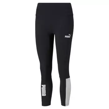 Леггинсы Puma Power Colorblock High Waist 7/8, черный