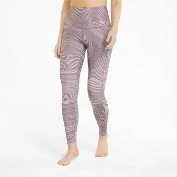 Леггинсы Puma Studio Aop HW, фиолетовый