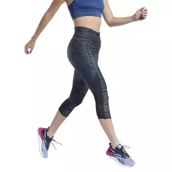 Леггинсы Reebok Aop 3/4, серый
