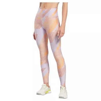 Леггинсы Reebok Workout Ready Printed, фиолетовый