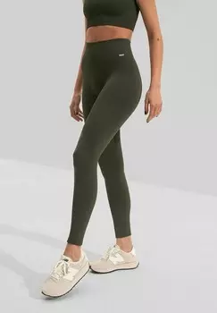 Леггинсы RIBBED SEAMLESS aim’n, цвет khaki