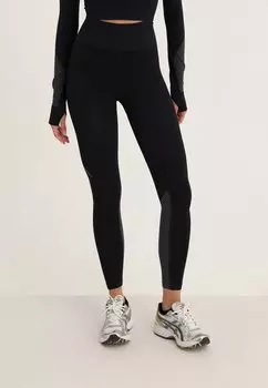 Леггинсы SEAMLESS Even&Odd, цвет black