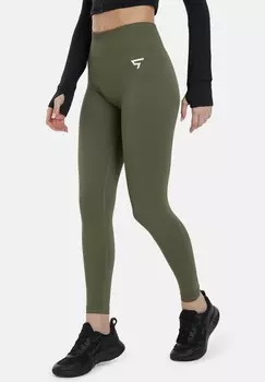 Леггинсы SHARP HIGH WAISTED SEAMLESS SCRUNCH SQUATPROOF, зеленый