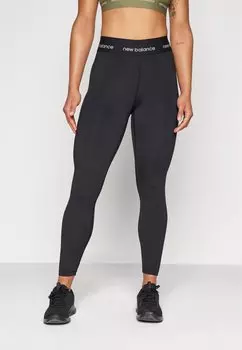 Леггинсы SLEEK HIGH RISE LEGGING New Balance, цвет black