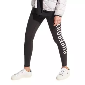 Леггинсы Superdry Essential 7/8, черный