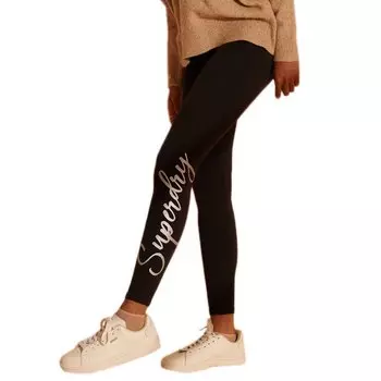 Леггинсы Superdry Fashion Graphic, черный