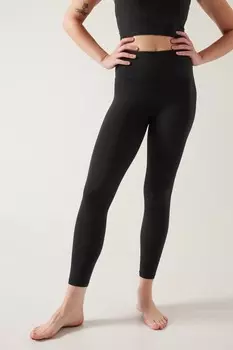 Леггинсы Transcend 7/8 Athleta, черный