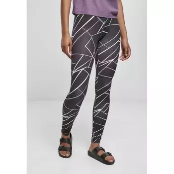 Леггинсы Urban Classics Aop Big, черный