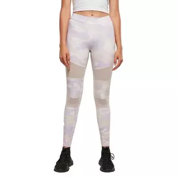 Леггинсы Urban Classics Camo Tech Mesh, фиолетовый