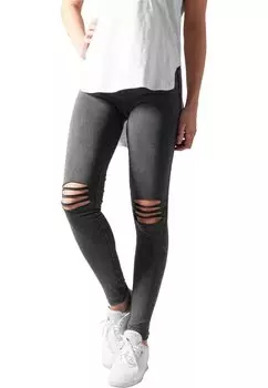 Леггинсы Urban Classics Cutted, черный