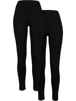 Леггинсы Urban Classics, цвет black+black